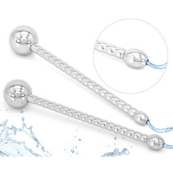 UrethralPlay Plug d'urètre percé Long Ball 10cm